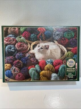 Cobble Hill Fur Ball 1000 Piece Puzzle NEW! Sealed